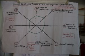 Output of the Training - Spider Web on the Resilience Evaluation of CAZ